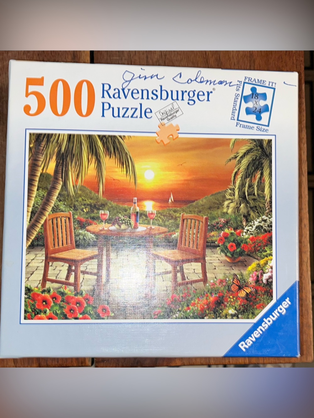 Ravensburger Sunset Garden Puzzle - Orange, Red, Green